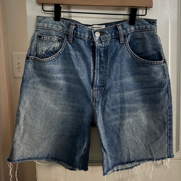 Reformation Allie Cutoff Denim Shorts - Size 27 - Picture 2 of 5